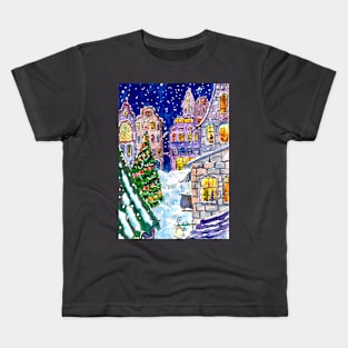 Winter illustration Kids T-Shirt